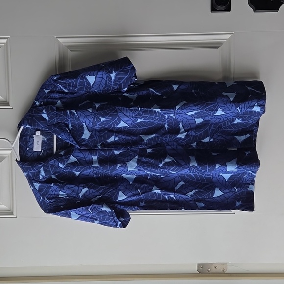 Onia Vacation Leaf Print Shirt - Picture 2 of 7